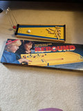 Rebound tabletop bowling game with yellow lane, pins and ball - thumbnail 1 of 4