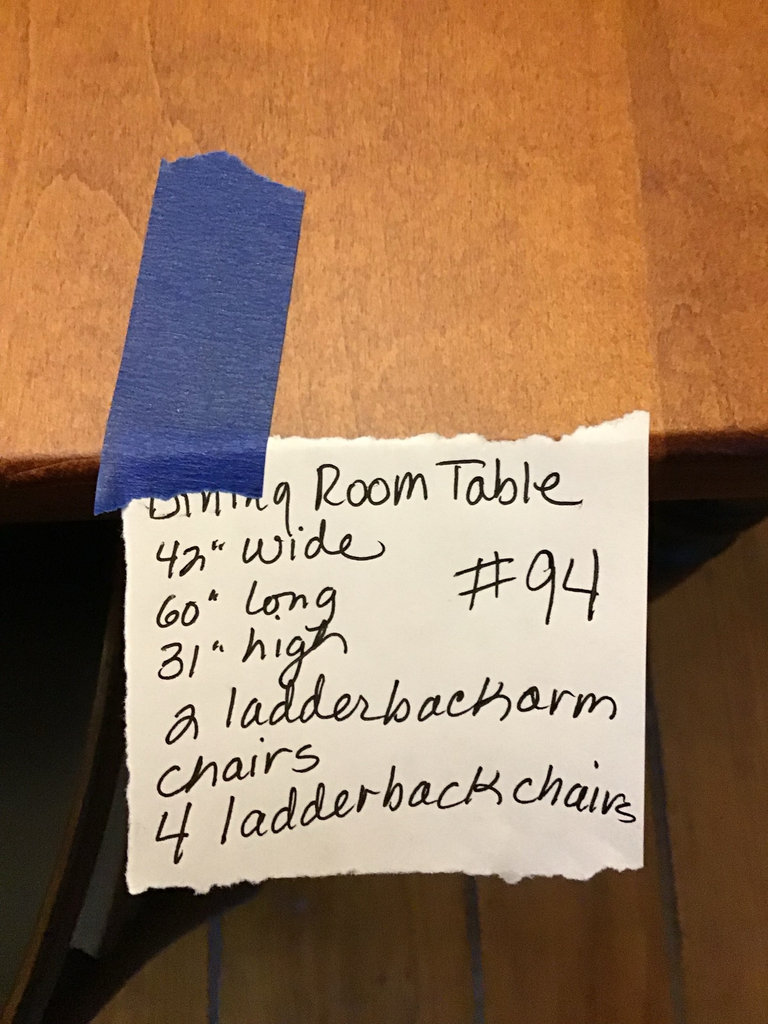 Dining Table with Ladder-Back Chairs - image 4 of 5