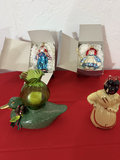 Assorted vintage Christmas ornaments and figurines - thumbnail 1 of 8