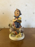 Goebel Hummel Figurine Set: Goose Girl, Chick Girl, Feeding Time, Feathered Friends - thumbnail 2 of 13