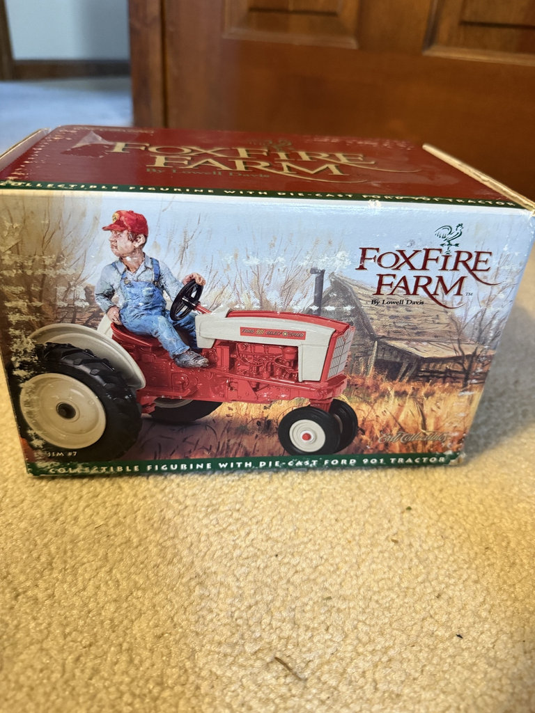 FoxFire Farm die-cast Ford tractor figurine - image 3 of 5
