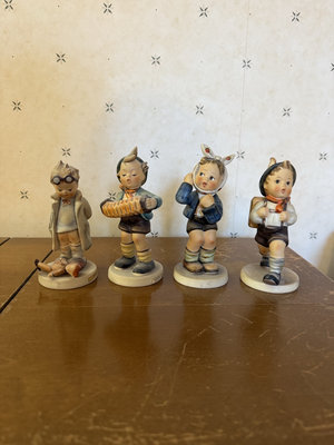 Goebel Hummel four-piece porcelain figurine set - Image 1 of 12
