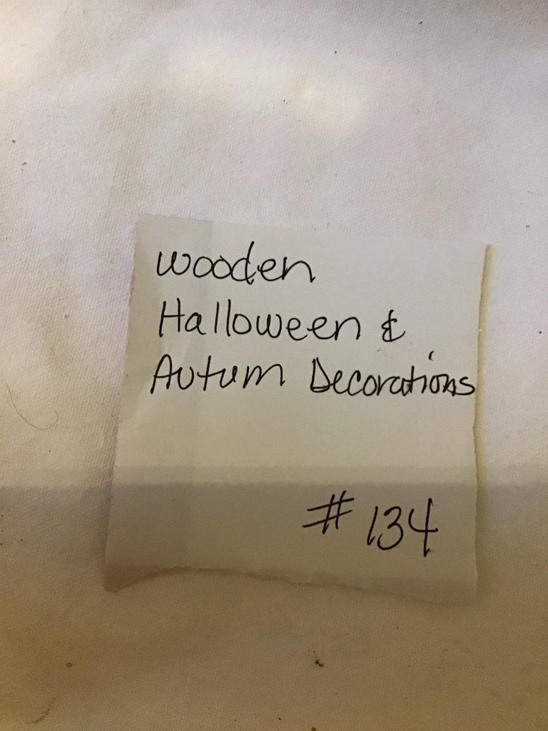 Wooden Halloween and Autumn Decorations Set - image 2 of 3