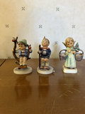 Set of three Goebel Hummel figurines: Apple Tree Boy, Little Hiker, Christmas Angel - thumbnail 1 of 11