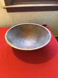 Wooden serving bowl with wear and catalog card 192 - thumbnail 2 of 5