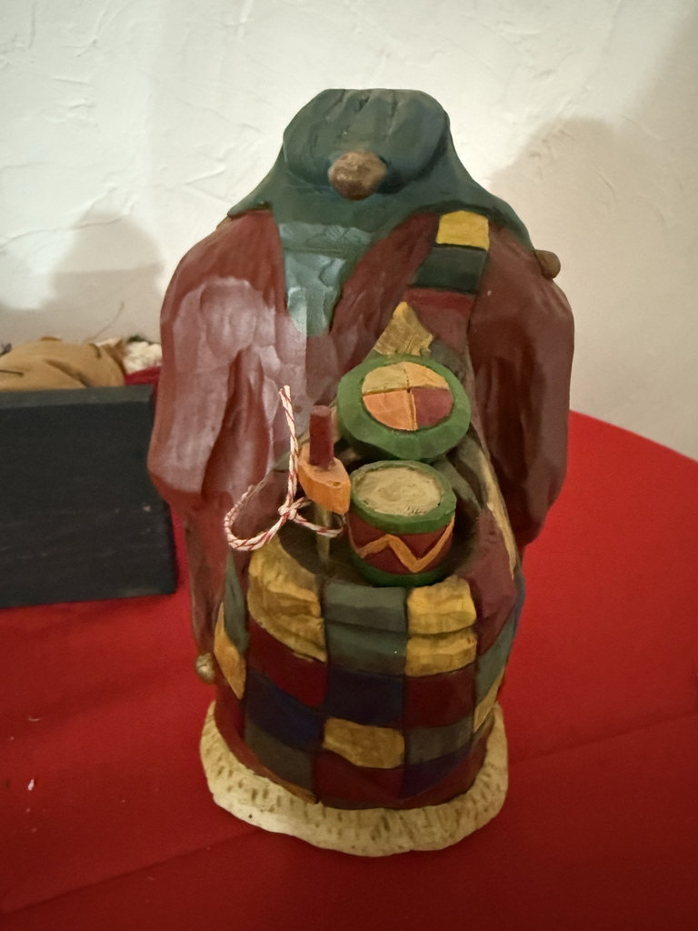 Handmade Santa Figurines and Christmas Display Set - image 8 of 10
