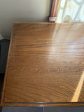 Oak desk with pedestal drawers and swivel chair - thumbnail 7 of 11