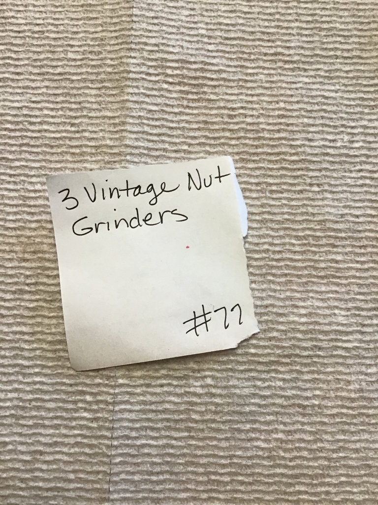Three vintage hand-crank nut grinders - image 3 of 4