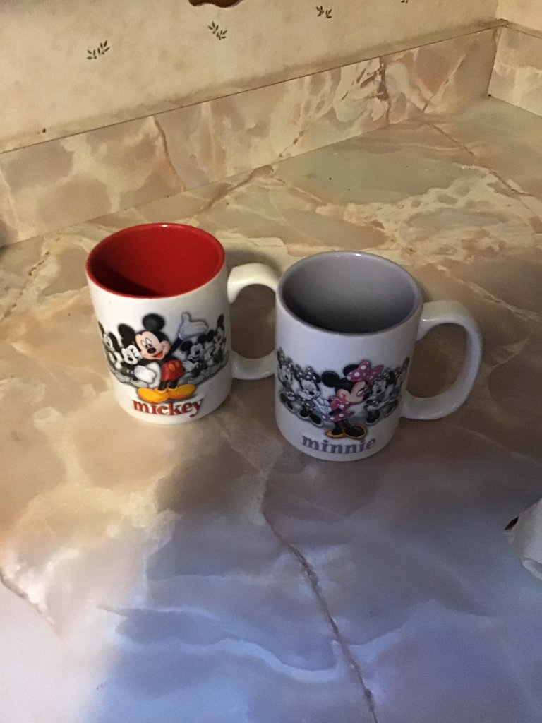 Disney Minnie and Mickey Mugs - image 1 of 3