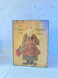Vintage wooden boxes with bear and bunny illustrations - thumbnail 6 of 10