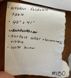 Wooden foldable table - thumbnail 6 of 7