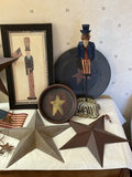 Patriotic porcelain figurines and star decor set - thumbnail 9 of 14