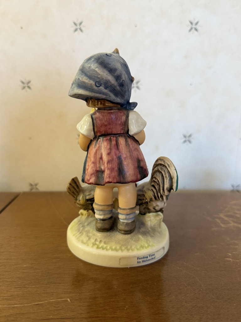 Goebel Hummel Figurine Set: Goose Girl, Chick Girl, Feeding Time, Feathered Friends - image 3 of 13