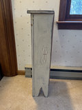 Hand-painted floral small wooden cabinet with door and shelves - thumbnail 2 of 8