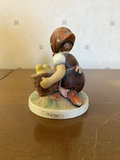 Goebel Hummel Figurine Set: Goose Girl, Chick Girl, Feeding Time, Feathered Friends - thumbnail 7 of 13
