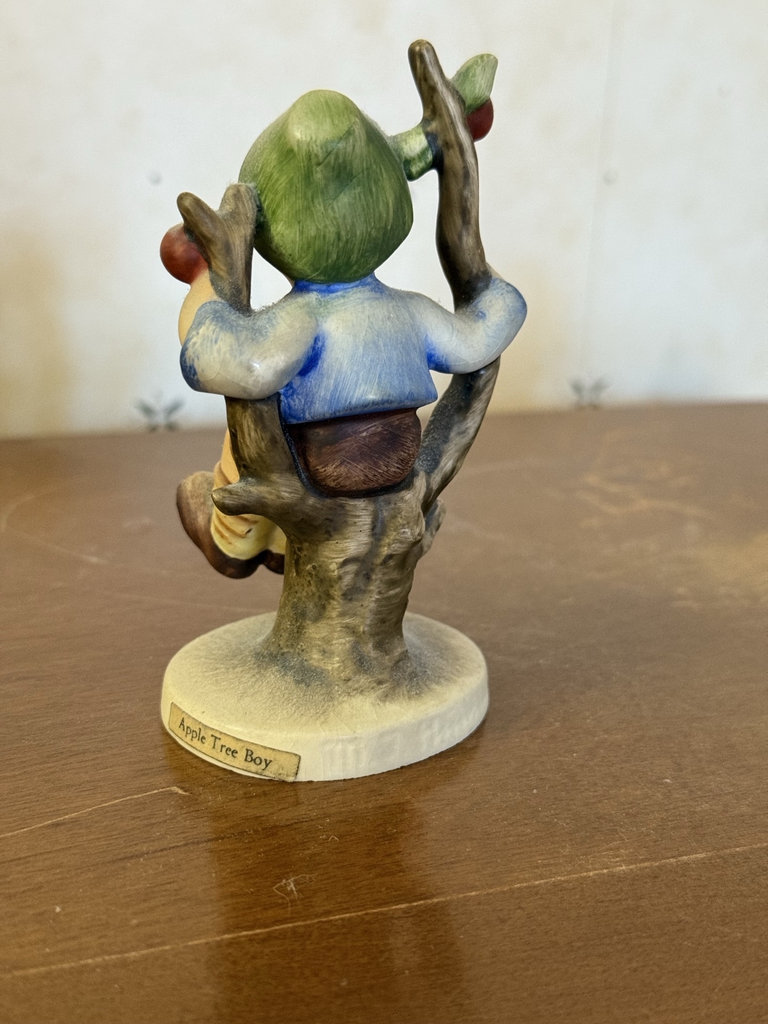 Set of three Goebel Hummel figurines: Apple Tree Boy, Little Hiker, Christmas Angel - image 4 of 11