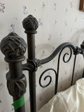 Wrought iron bed with quilted bedding - thumbnail 4 of 7