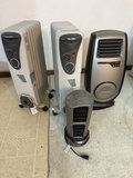 Four portable electric heaters - thumbnail 1 of 3