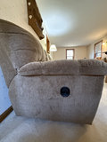 La-Z-Boy motion upholstery sofa with shelf and accessories - thumbnail 6 of 8