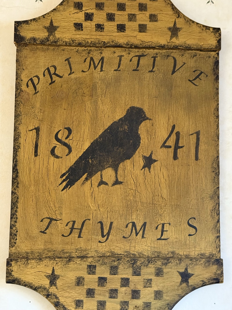 Primitive Thymes Raven Plaque, 1841 - image 2 of 7