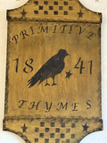 Primitive Thymes Raven Plaque, 1841 - thumbnail 2 of 7