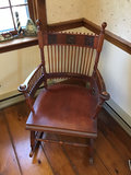 Antique wooden rocking chair - thumbnail 1 of 4