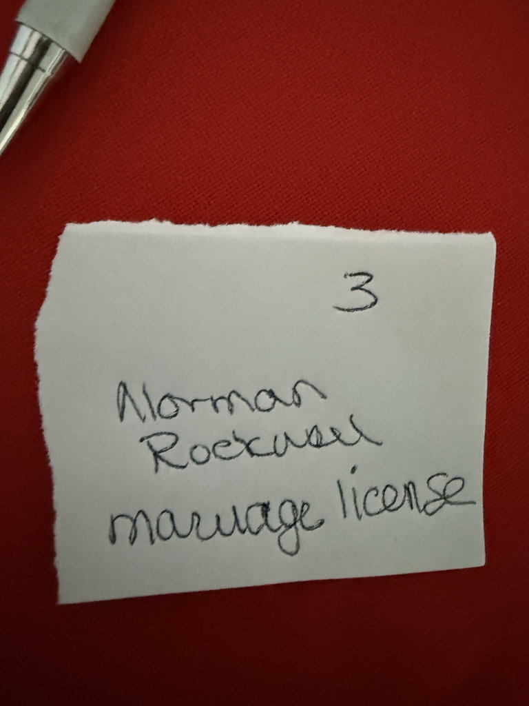 Norman Rockwell Marriage License framed print - image 4 of 5