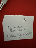 Norman Rockwell Marriage License framed print - thumbnail 4 of 5