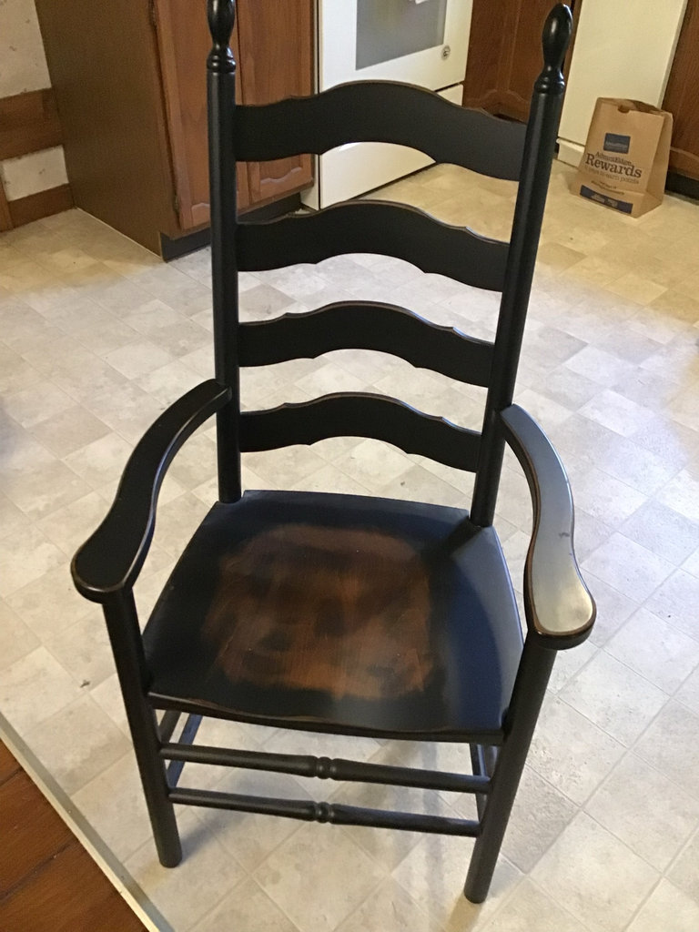 Dining Table with Ladder-Back Chairs - image 2 of 5
