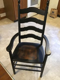 Dining Table with Ladder-Back Chairs - thumbnail 2 of 5