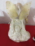 Christmas angel and Santa figurines with framed holiday artwork - thumbnail 4 of 8