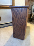 Wooden Two-Shelf Bookcase on Wheels - thumbnail 6 of 9