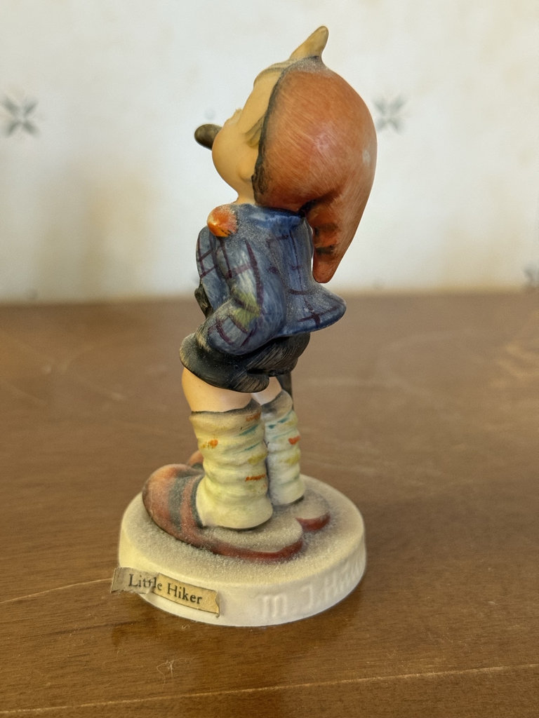 Set of three Goebel Hummel figurines: Apple Tree Boy, Little Hiker, Christmas Angel - image 6 of 11