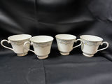 Set of 4 Royal Doulton teacups from the "Candice" pattern - thumbnail 1 of 6
