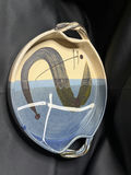 handcrafted ceramic serving tray - thumbnail 1 of 3
