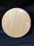 Set of 4 Japanese-style round wooden plates - thumbnail 2 of 3