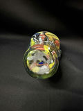 vintage 1950s hand-blown art glass posy basket - thumbnail 3 of 5