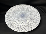 Set of 8 - Extra large vintage serving plates by Three Line Melamine Ware -Japan - thumbnail 3 of 7