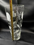 vintage etched glass vase - thumbnail 5 of 5