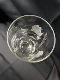 vintage etched glass vase - thumbnail 4 of 5