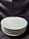 Set of 4 - Vintage celadon glazed plates - thumbnail 1 of 6