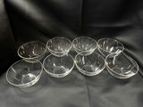Set of 8 Glass bowls - thumbnail 1 of 4