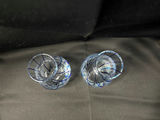 2- hand-blown art glass sake bottles or small vases - thumbnail 3 of 4
