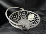 vintage Dansk woven aluminum metal fruit or bread basket - thumbnail 4 of 5