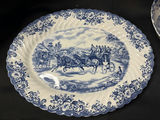 Vintage collectible set of 9 pieces from the "Coaching Scenes" series by Johnson Brothers - thumbnail 6 of 10