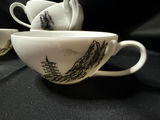 Vintage set of Fukagawa Arita Japanese porcelain dinnerware - thumbnail 3 of 13