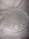 vintage glass serving platter - thumbnail 1 of 2