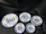 Vintage 18 pc dinner set from the "Coaching Scenes" series by Johnson Brothers - thumbnail 1 of 11