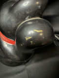 traditional Japanese Tokoname Ware Black Maneki-Neko (lucky cat) figurine/bank - thumbnail 4 of 7