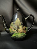 Japanese Lacquer Ware Tray Tea Set - thumbnail 5 of 12